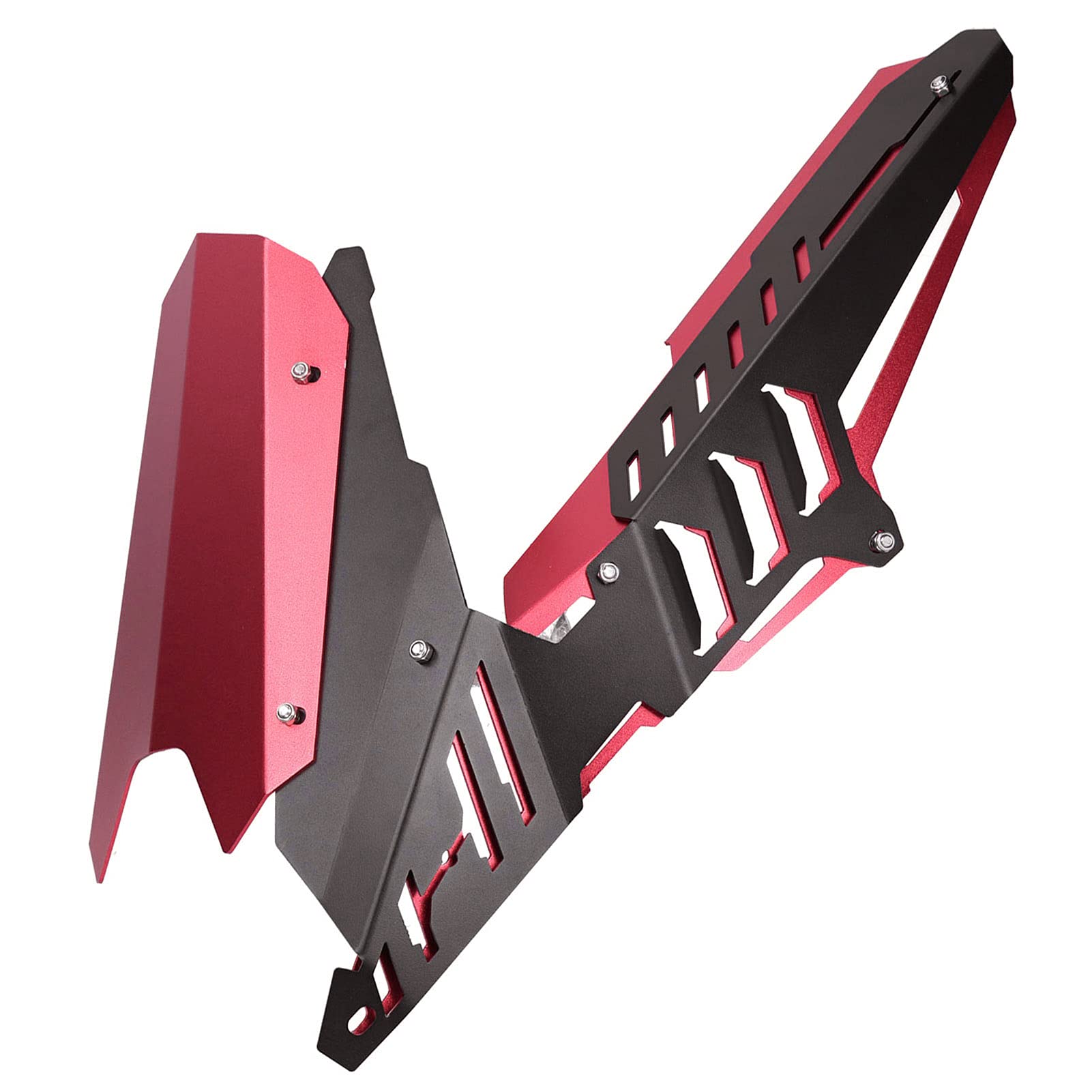 Yinhing Tylna Osłona łańcucha, CNC ze Stopu Aluminium, Czerwona, do