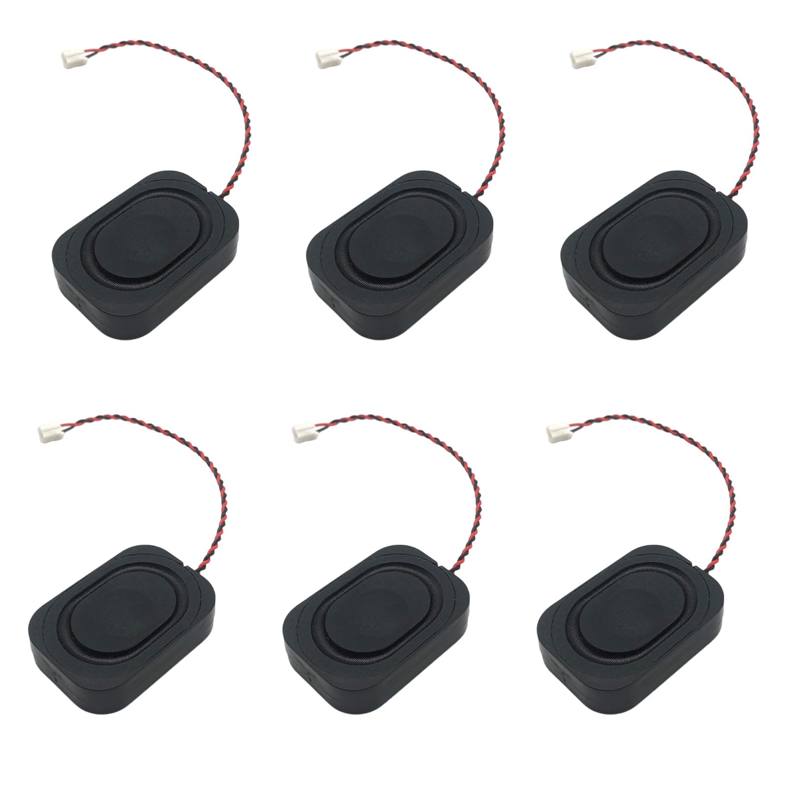 Haoyull Pack of 6pcs 2030 Speaker Cavity Horn Loudspeaker 8Ohm 2Watt Rectangle Speaker 8? 2W 20x30mm for Notebook Computer