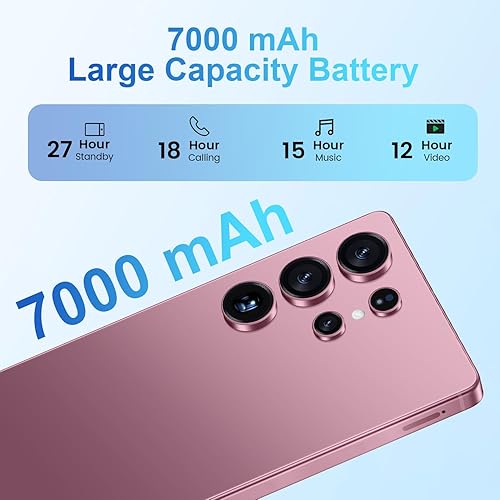 Miniatura 6 de MMY Teléfono celular I25 Ultra desbloqueado, bolígrafo integrado, pantalla HD de 6.99 pulgadas, 16 + 512 GB teléfonos desbloqueados, Android 14