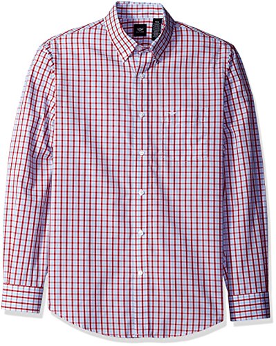 Dockers Men's Button Down-Collar Long-Sleeve Shirt with Spade Pocket