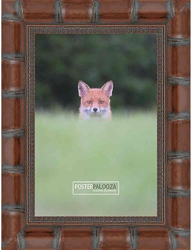 Miniatura 4 de Poster Palooza Marco completo de madera de bambú de 17 x 11 pulgadas con plexiglás acrílico UV, respaldo de tablero de espuma y accesorios incluidos