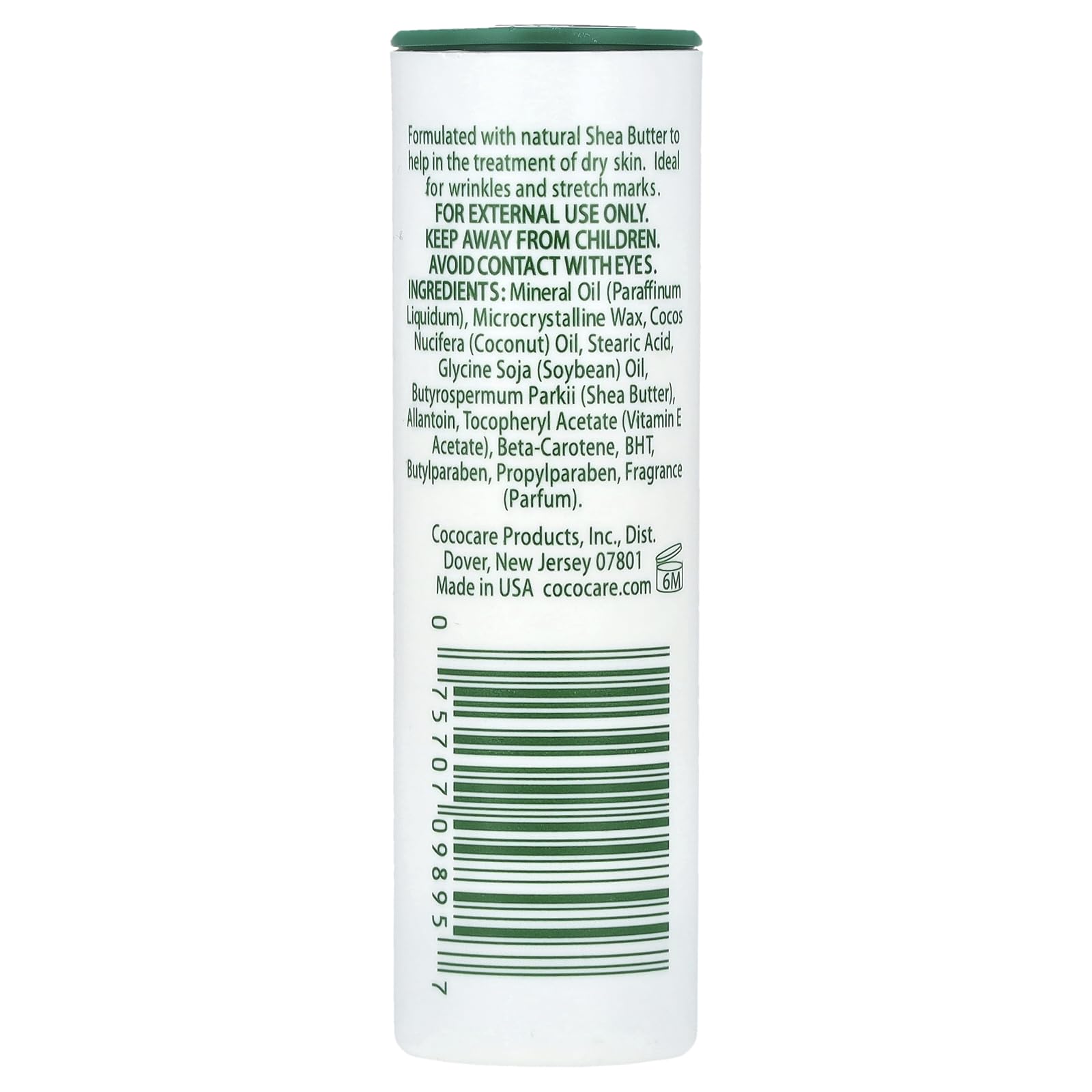 Manteca de karité hidratante palillo, 1 oz (28 g) - Cococare