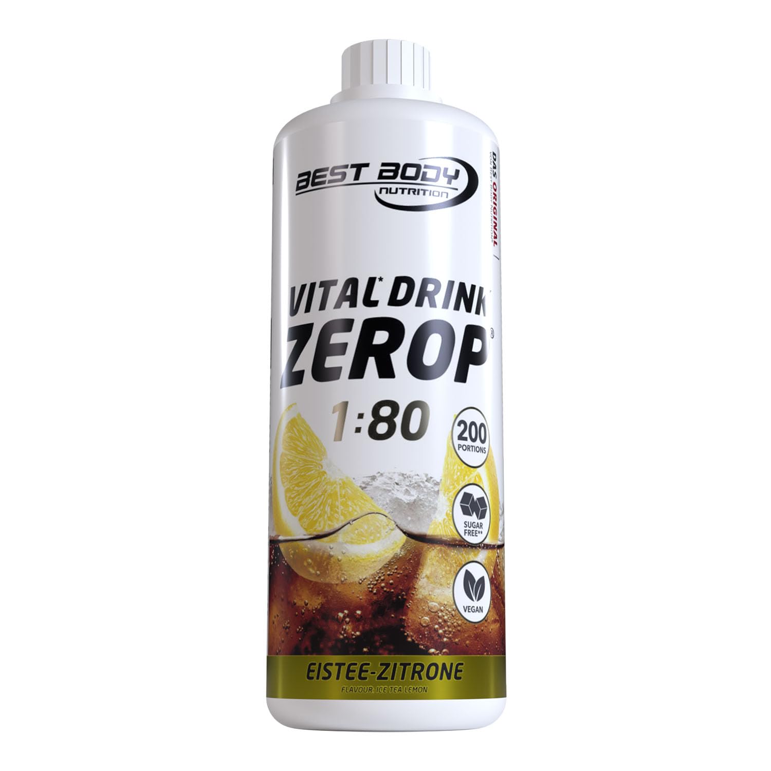 Best Body Nutrition Vital Drink ZEROP Eistee 1000 ml