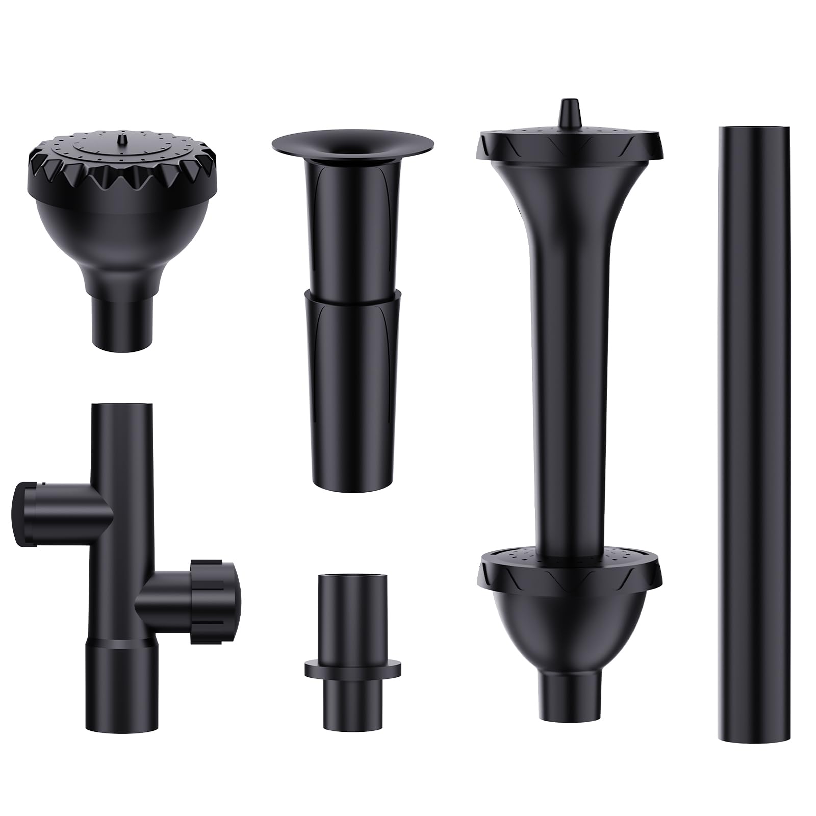 Kit de buse de fontaine 3 en 1 pour pompe submersible, convient pour koi, bassin, piscine, fontaine d'eau