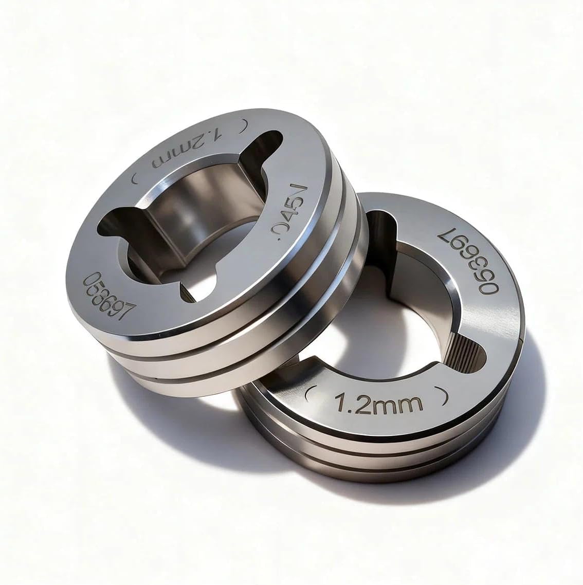 053697 Drive Roll Compatible for Miller Millermatic 200/210/212/250/251/252/DVI/Pulser/Vintage Mig Welder,(V Groove .045" 2pk)