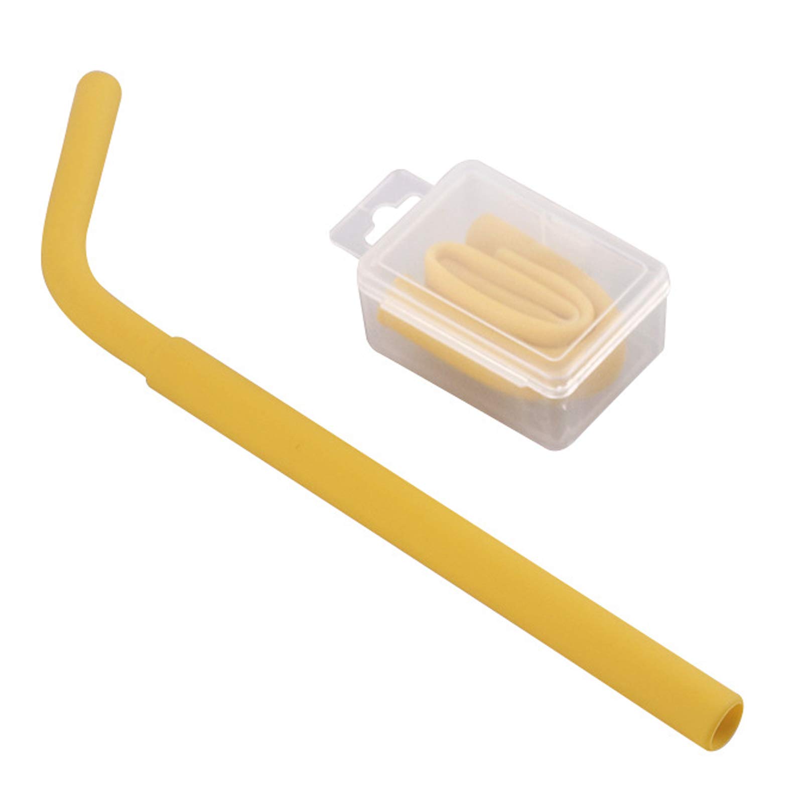 Sysrion Foldable Silicone Straw, Environmental Protection Straw, with Box, Easy to Carry