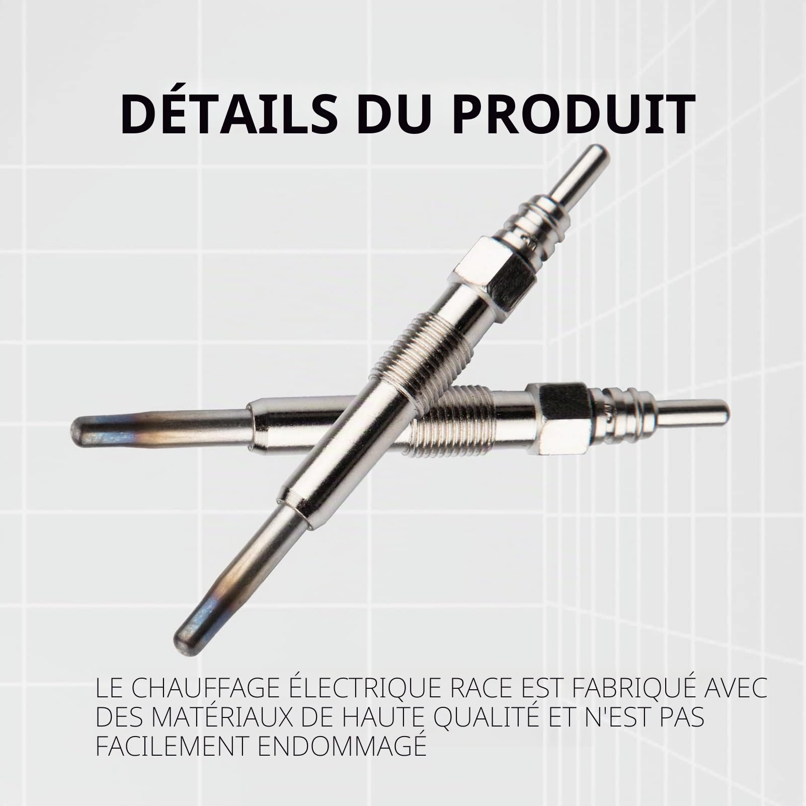 KASturbo Lot de 4 bougies de préchauffage pour Clio 3 Laguna Scenic Trafic | Master Laguna Espace