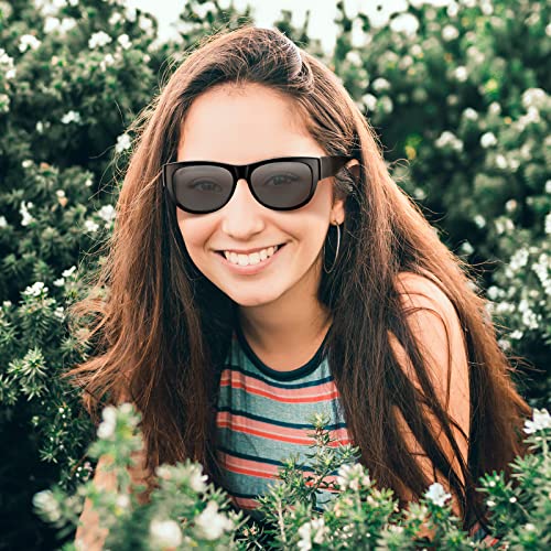 Image of GEGURI Polarized Sunglasses Fit Over Glasses for Men Women, Oversized Square Sun Glasses UV400 Protection Shades
