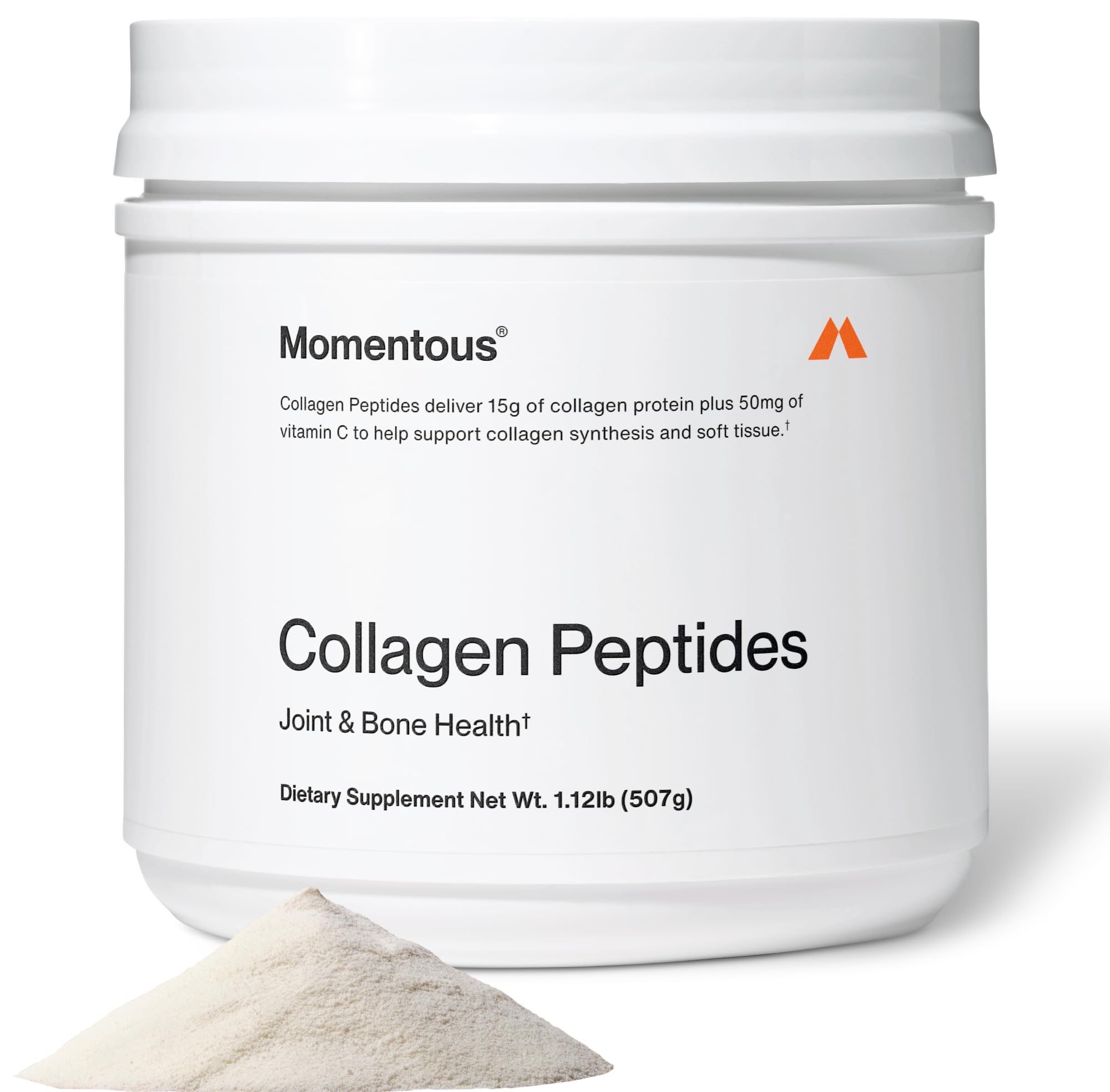 Sponsored Ad - Momentous Grass-Fed Collagen Peptides Powder - Collagen Protein Powder with Fortigel & Vitamin C for Hair, Skin, Nails, & Joint Health Support - NSF Certified for Sport - Packaging May Vary