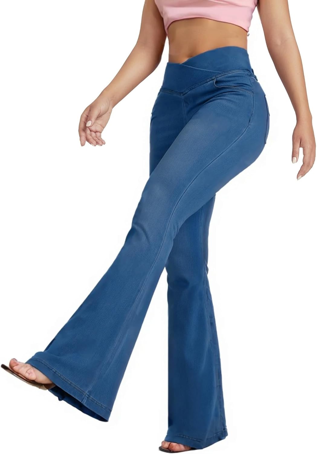 BlueRose Flare Jean Leggings for Women - Image 4