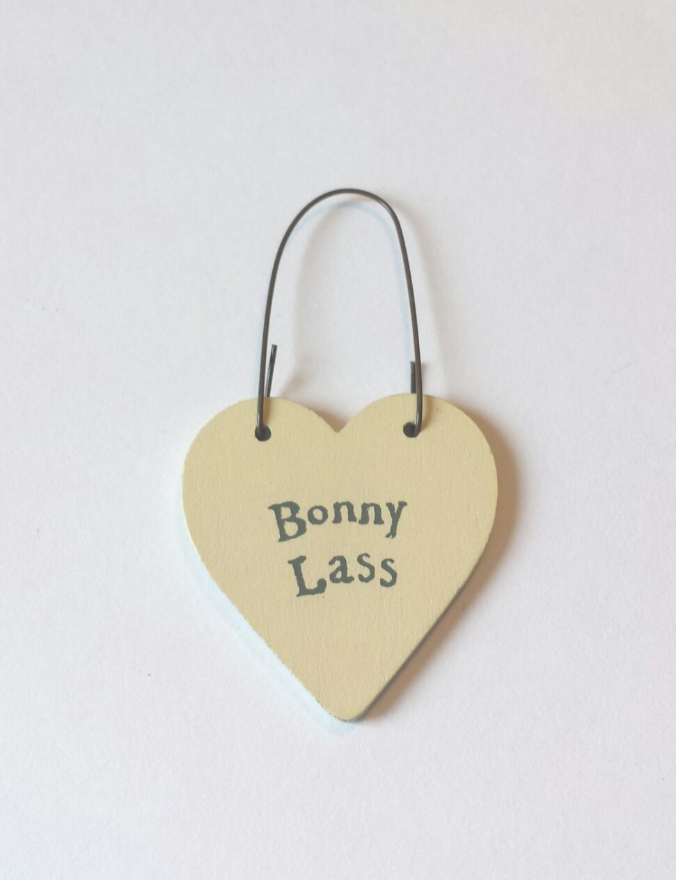 East of India East of India Tiny Heart Gift Tag "Bonny Lass"