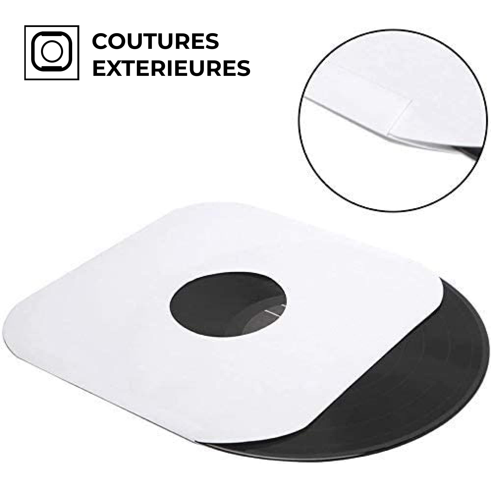 BIG FUDGE Pochette Album Vinyle - 12 Pouces 50 Pochettes Intérieures & 50 Extérieures - Rangement Transparent - Pochettes de Protection Sans-Acide pour Disques Vinyles 33 Tours