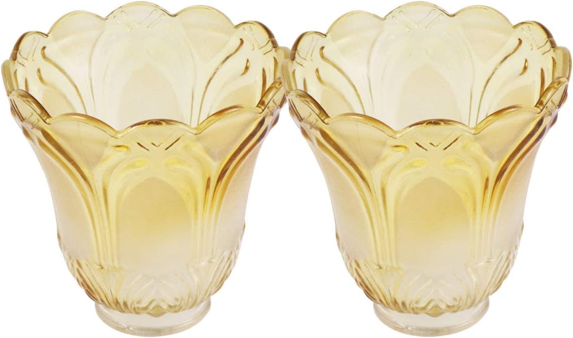 OSALADI Lamp Shades Ceiling Fan Light Covers Glass Lamp Shade Glass Antique for Pendant and Floor Lamps Ceiling Fan Globe Replacement Wall Light