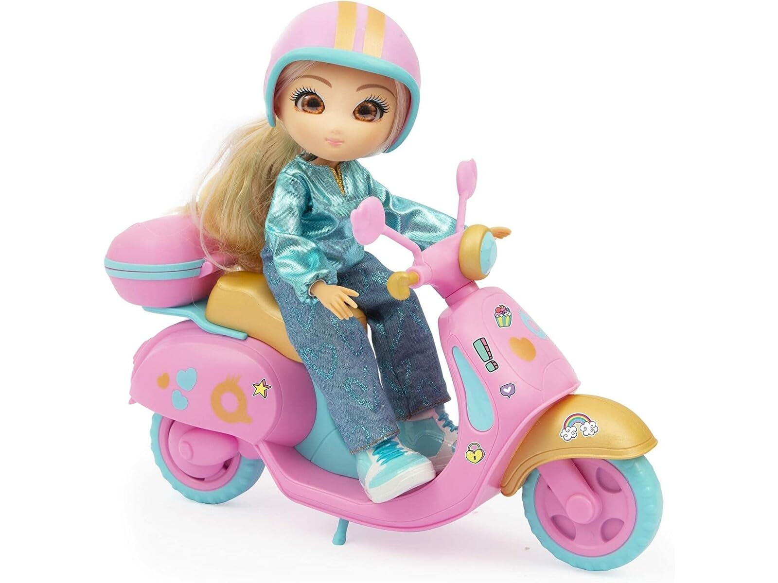 Unique Eyes 25cm Rebecca Fashion Doll with Bike