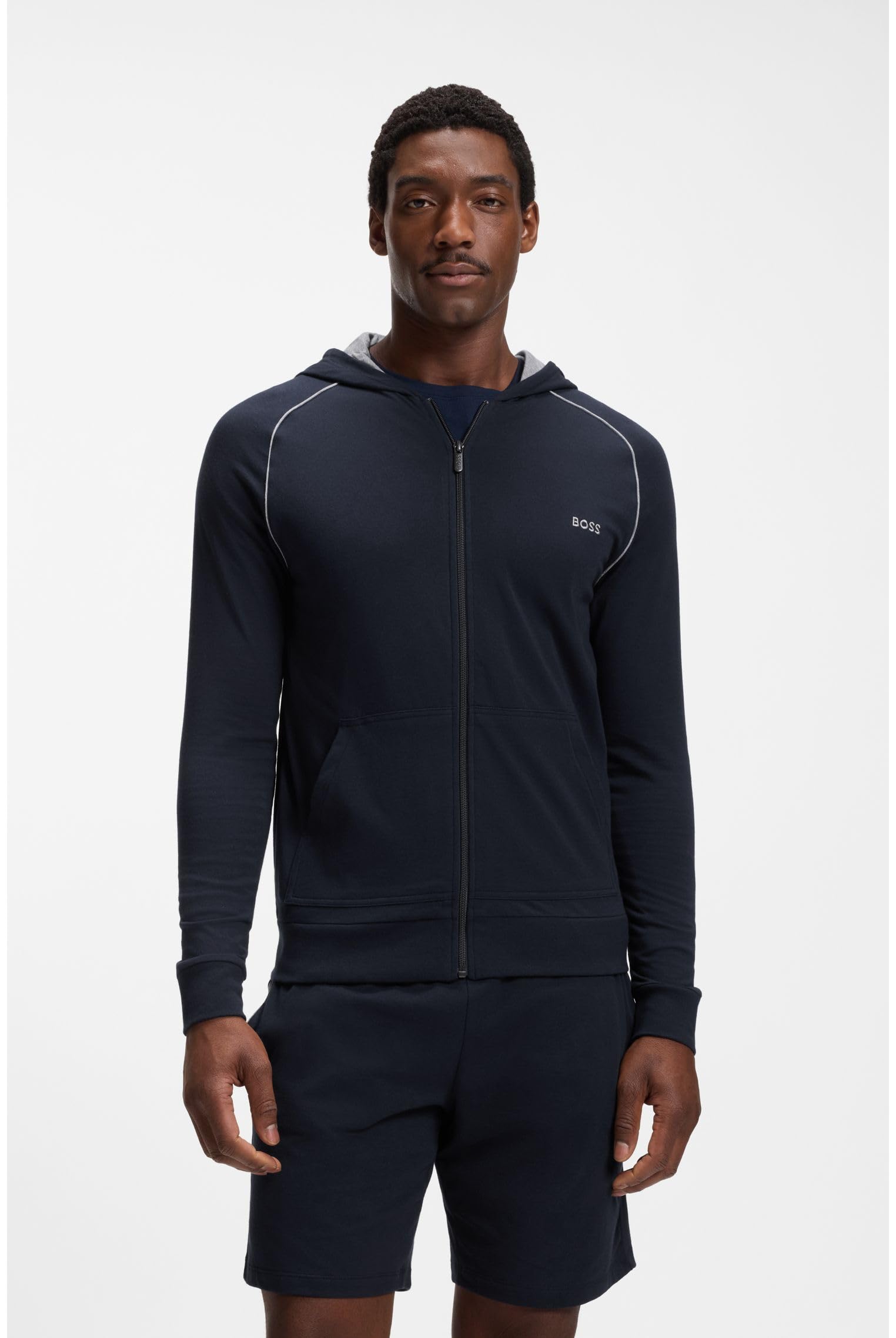 BOSS Herren Mix&match Jacket H 10259917 01 Loungewear Jacket (1er Pack)