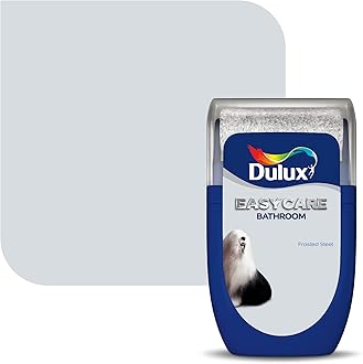 Dulux Easycare Bathroom Tester Paint, Frosted Steel, 30 ml