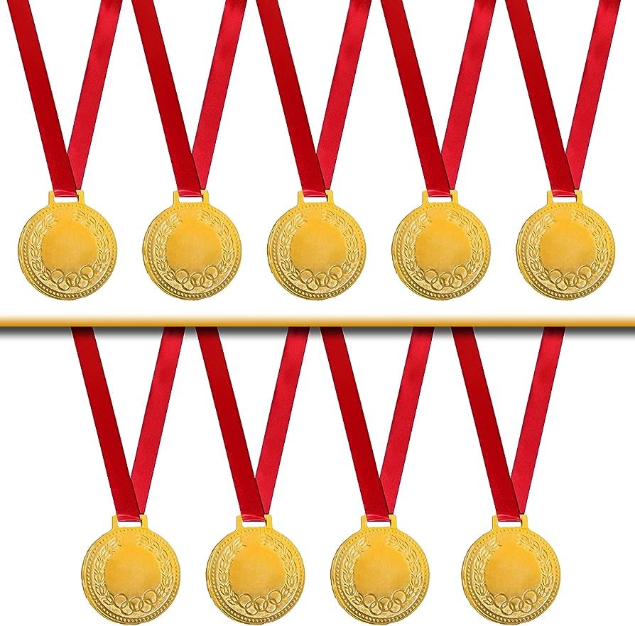 Olympic Designed Medals for School Winners, Sports, Athletic Game Sports Copetetions Medals/Functions Medals/Throw Ball Medal/Cricket Medals/Volleyball Medals (Set of 10) Size 2" (B0CD2PHXLJ) Amazon Price History, Amazon Price Tracker