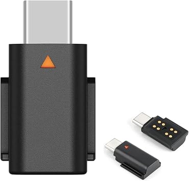 Type-C Adapter Compatible with DJI Mic 2 Receiver Mobile Audio Connector Compatible with Android Phones and Tablets