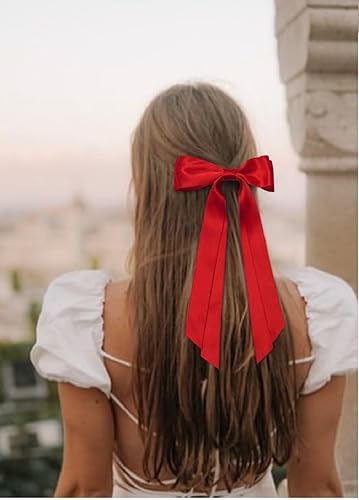 Miniatura 7 de Lazos para el pelo para mujer, pinzas para el cabello, lindas cintas para el pelo, lazos para el cabello, pasadores de borla, pinzas de lazo para el