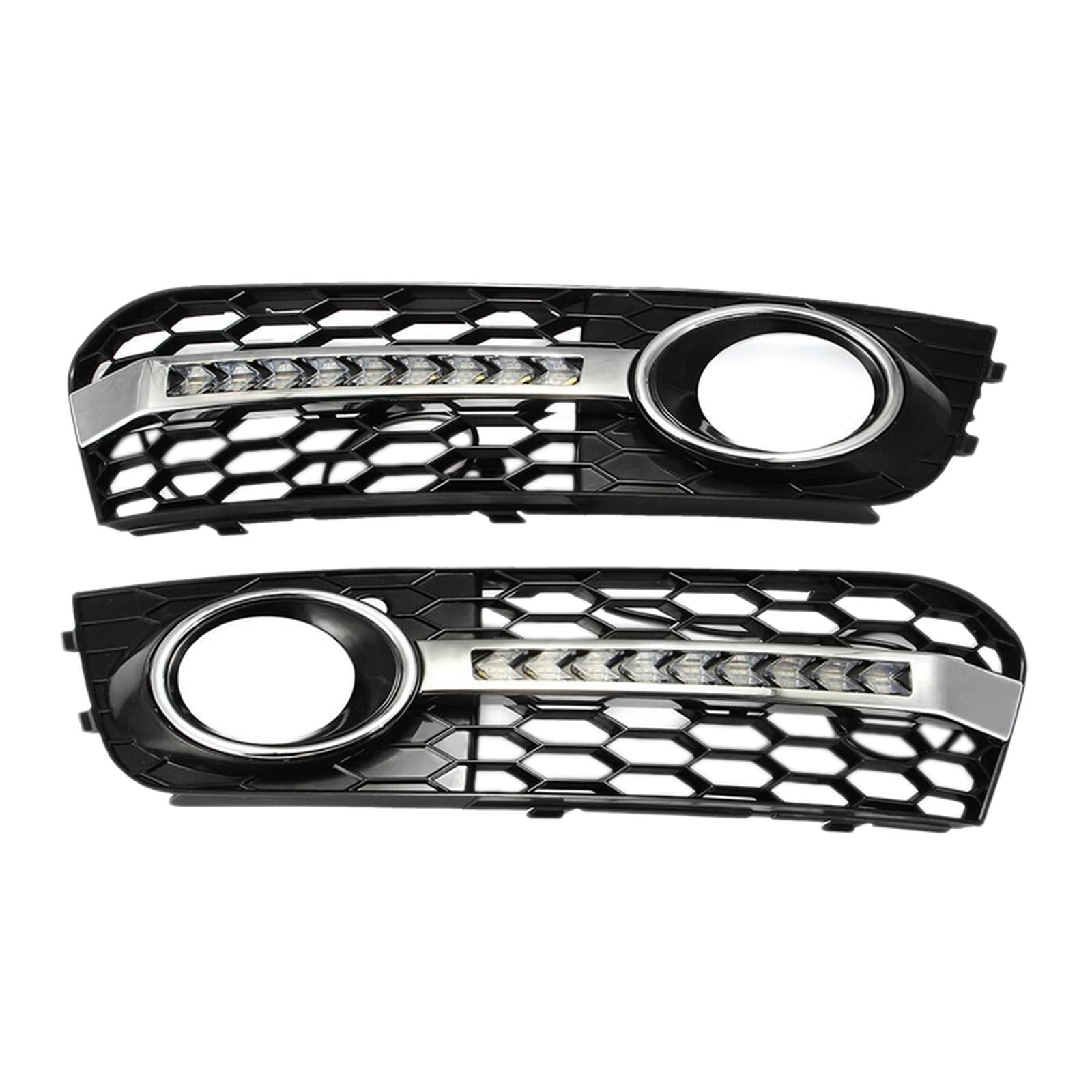 Reflektor przeciwmgielny do Audi A4 B6 (2001-2005), numer części 8E0807681, zintegrowany grill przeciwmgielny z funkcją kierunkowskazu 8E0807682