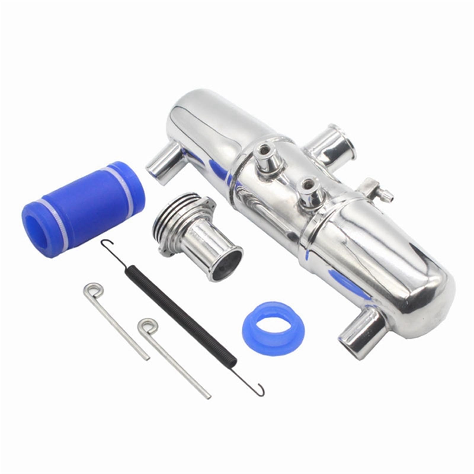 RC Upgrade Accessories for HPI for Savage 1/8 RC Remote Control Model Car, 4.6/5.9 Exhaust Pipe with Double Rear Holes