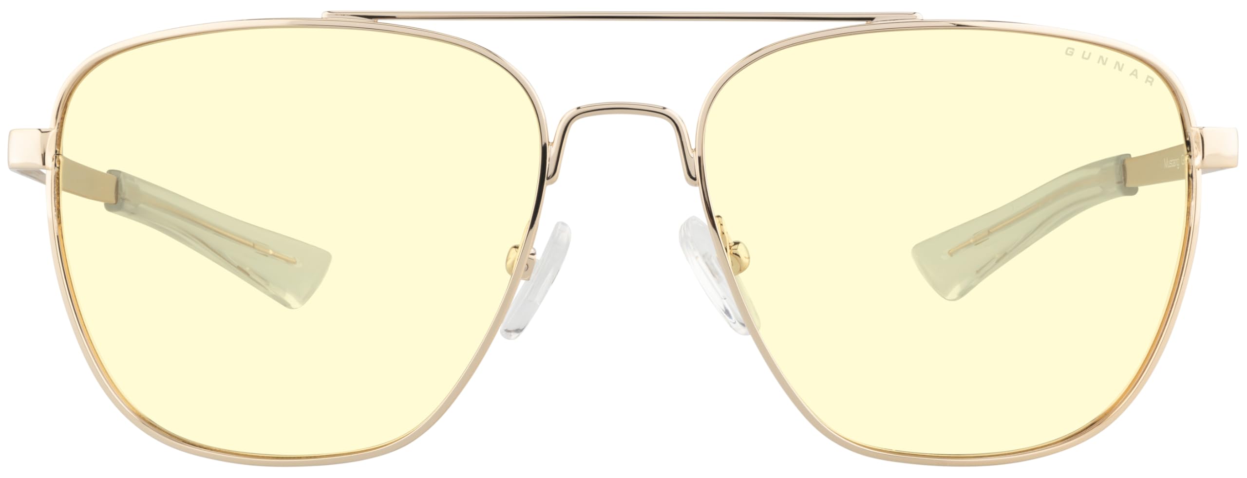 Computer Glasses - Mustang, Gold, Amber Lens - Blue Light Blocking & Anti Glare