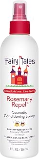 FairyTales Rosemary Repel Kids Conditioning Spray - Lice Repellent Detangler, Natural Essential Oils, 8oz Daily Use
