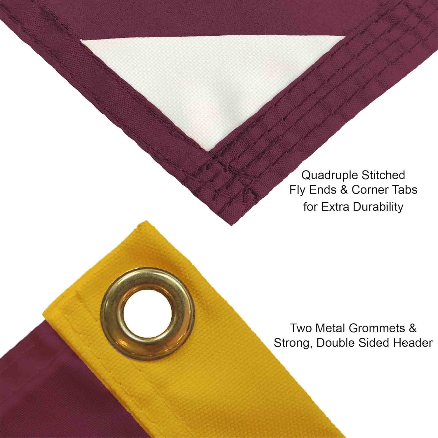 Washington Commanders Printed Header 3x5 Foot Banner Flag - Image 6