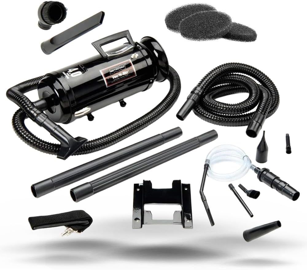 METROVAC Foam Filters 3 Pack (MVC-56F) Bundle with Vac N Blo Vacuum/Blower