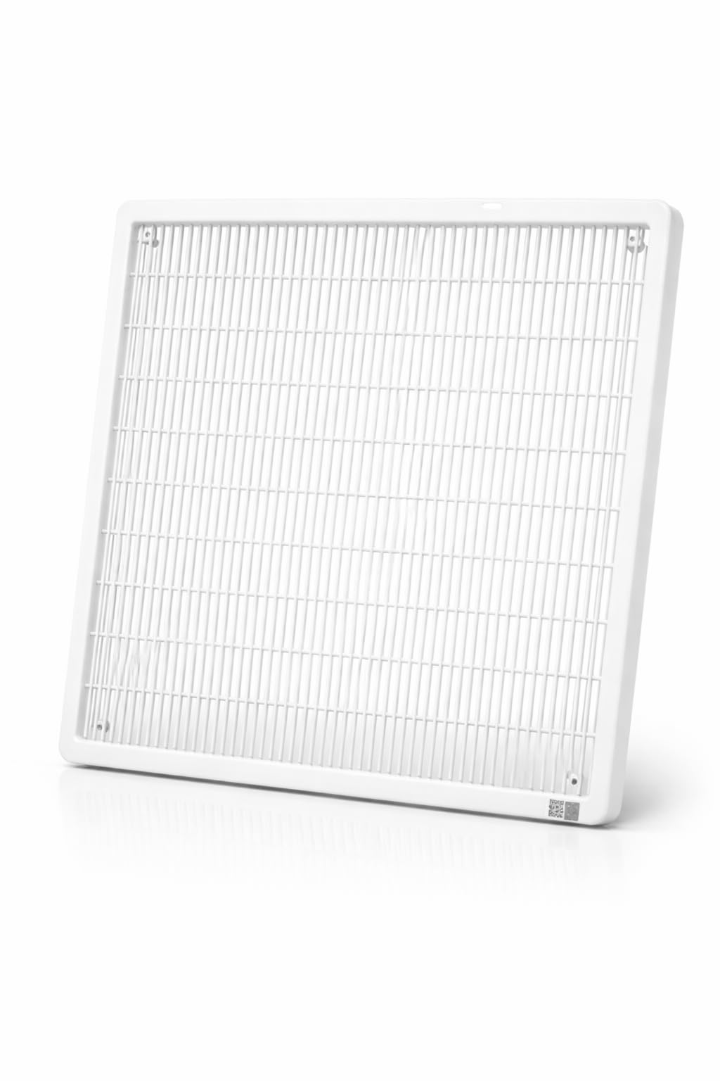 AC Jali – 18×18 Inch Outdoor Unit Grill, Universal Size for 1.5 Ton, Durable Rust-Free PVC Plastic, Weather Resistant, Easy Install | Match Size Before Purchase | Screw Type: Up