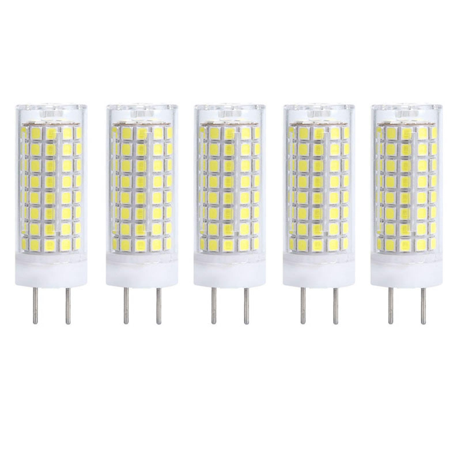 Ampoule LED G8 9W 110V 220V 7W équivalent 70W blanc chaud G8 ampoule LED en forme de maïs à intensité variable 5PC 10W-110V blanc