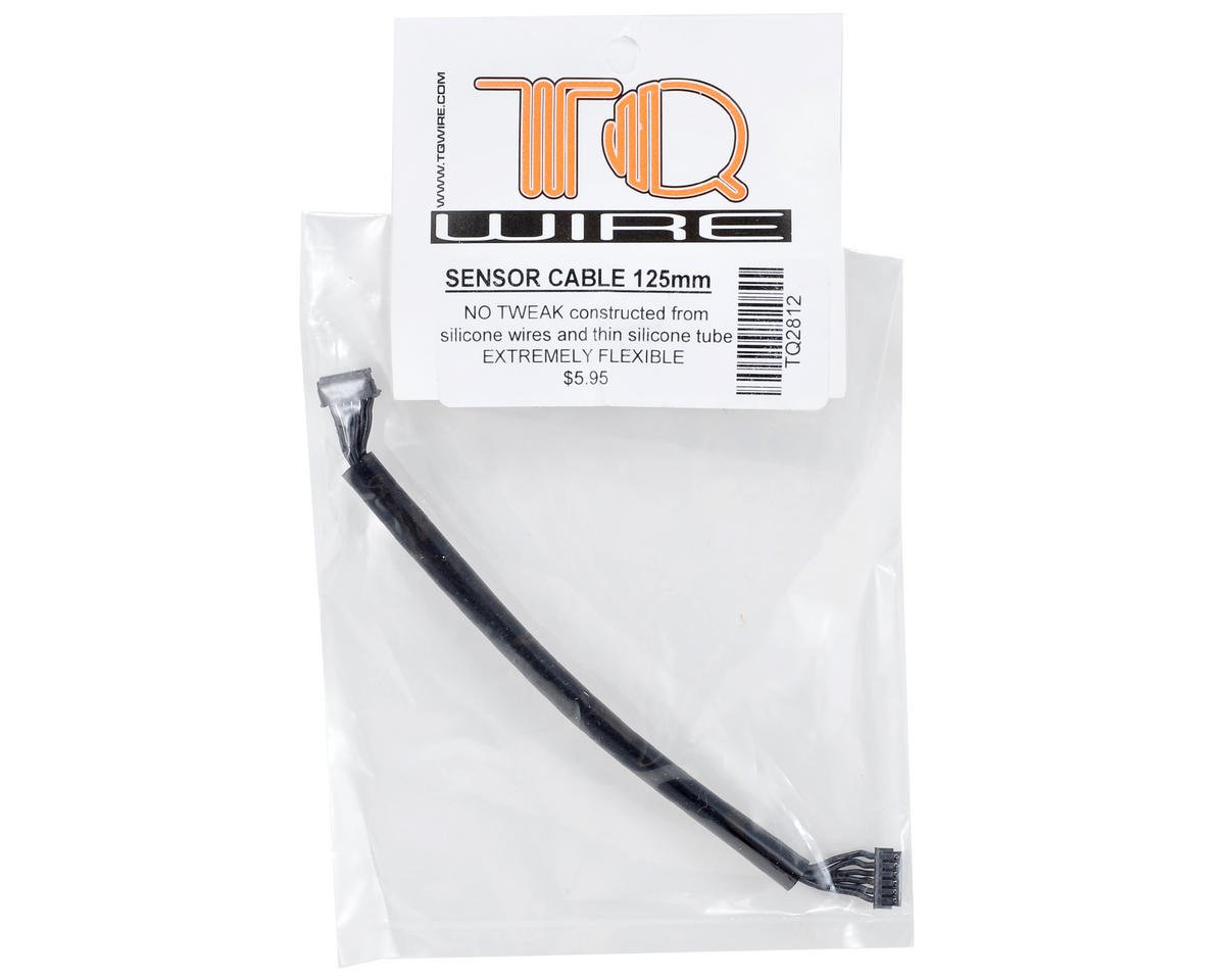 TQ WIRE PRODUCTS 2812 125mm Silicone Wire BL Sensor Cable
