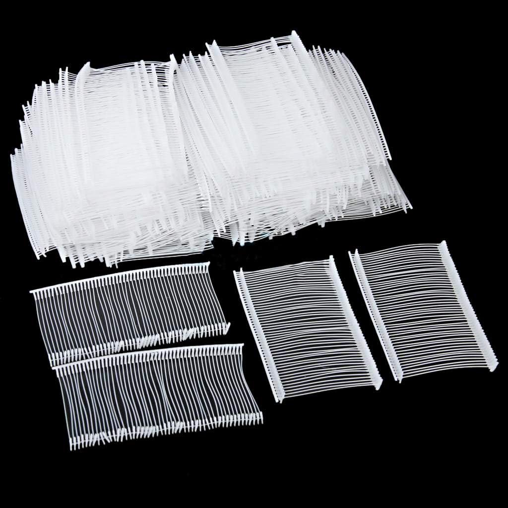 Onwon 6000 Pieces Standard Tagging Gun Fasteners Plastic Regular Garment Clothing Price Tag Label Standard Tagging Barbs - 3 Sizes - 1 Inch, 2 Inches, 3 Inches