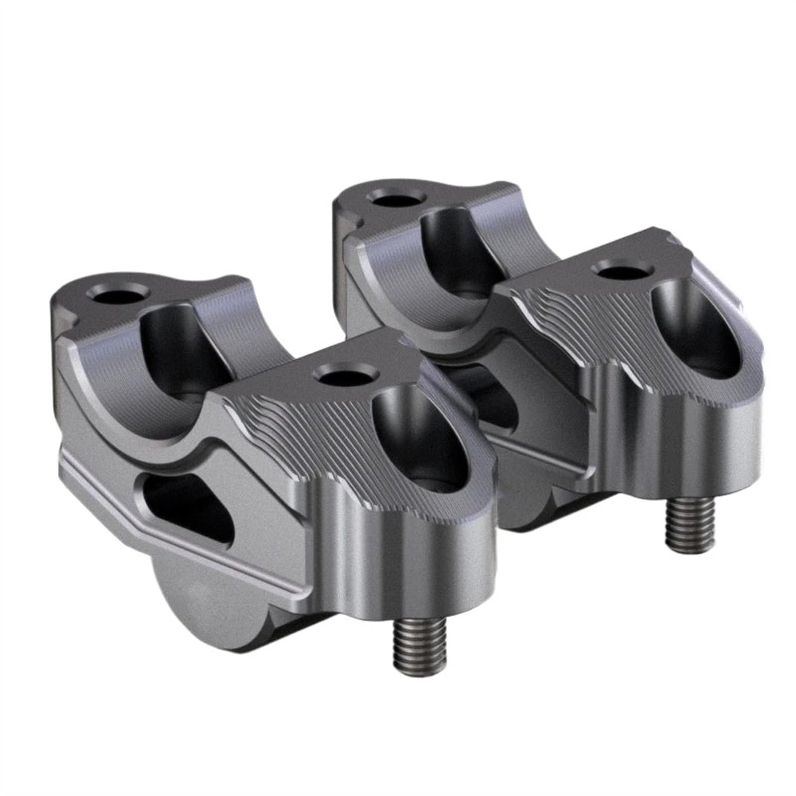 Elevador de Manillar de Motocicleta para Benda para Black Flag para BD500 Abrazadera Elevador Manillar Motocicleta (Color : Titanium L49)