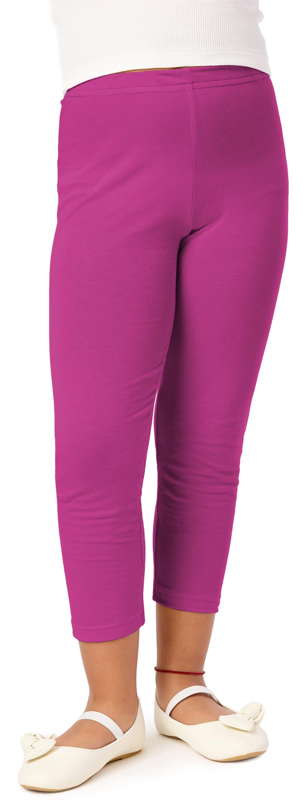 Merry Style Leggings Mädchen 3/4 Bequeme und weiche Radlerhose Kinder Sommer Mode Capri Leggings Mädchen MS10-131