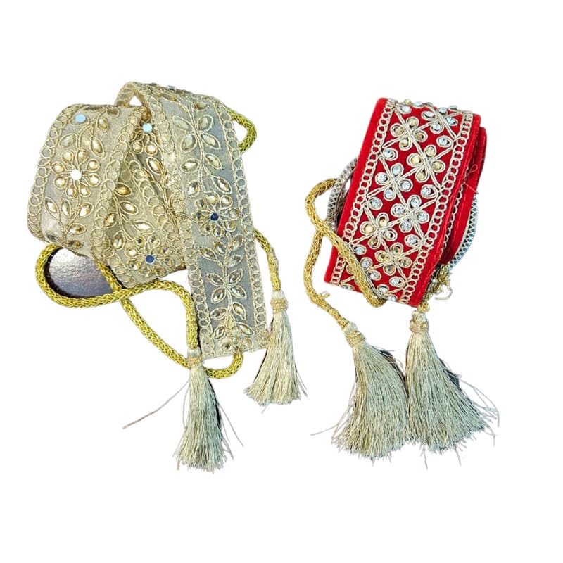 Gold & Red Waist Belts for Girls and Women-image-7