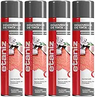 Kit 4 Etaniz Removedor Tinta Verniz Pichação Grafite 400ml