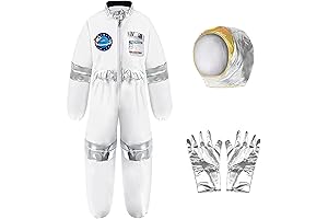 Astronaut Costume for Kids - Halloween Space Jumpsuit