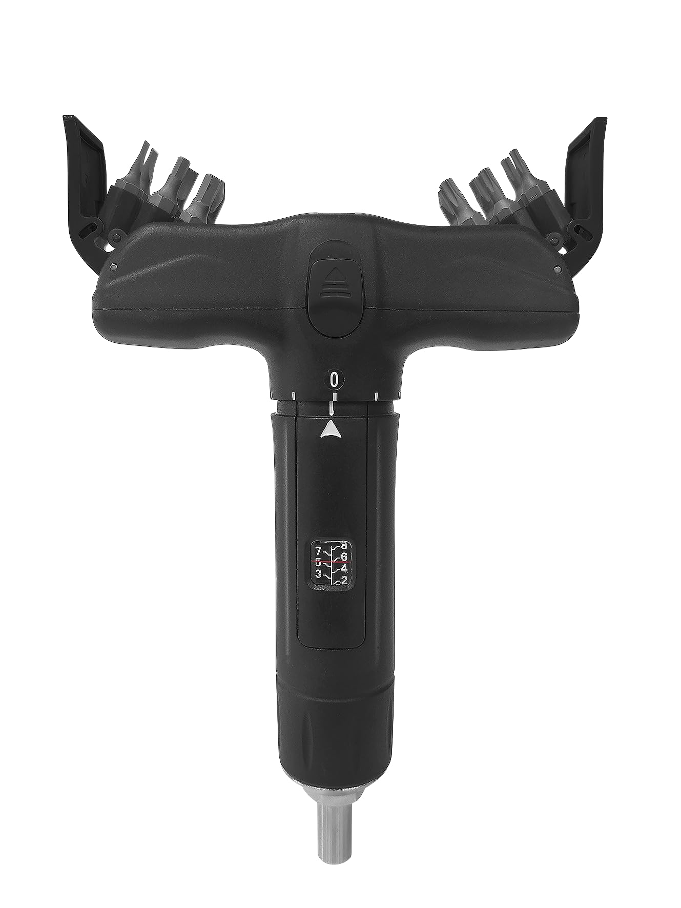 SW-Stahl Llave Dinamométrica con Mango en T, 2-8 Nm, 13 Piezas 03913L | Juego de herramientas con bits para un ajuste preciso del par de giro en vehículos, escala graduada y mango ergonómico