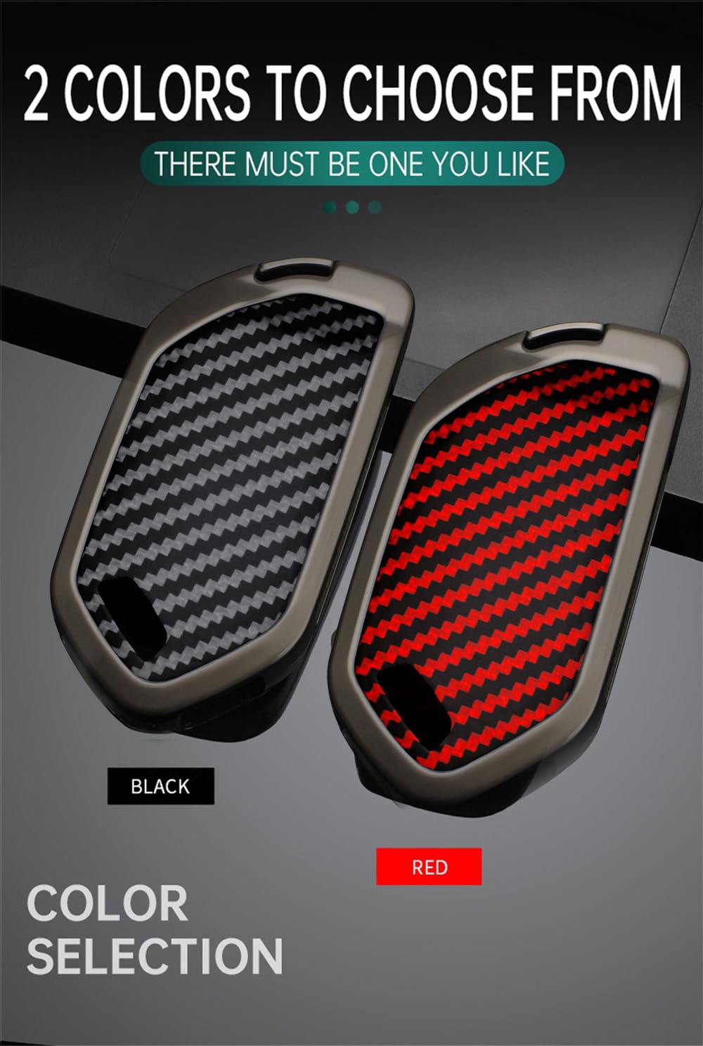 HIBEYO Keyless - Custodia per chiave auto, adatta per Kia Ev9 Picanto Sorento MQ4, Carnevale, Ka4, mattina, K5, Carens 2023, 2024, custodia per chiavi, portachiavi, colore: Nero
