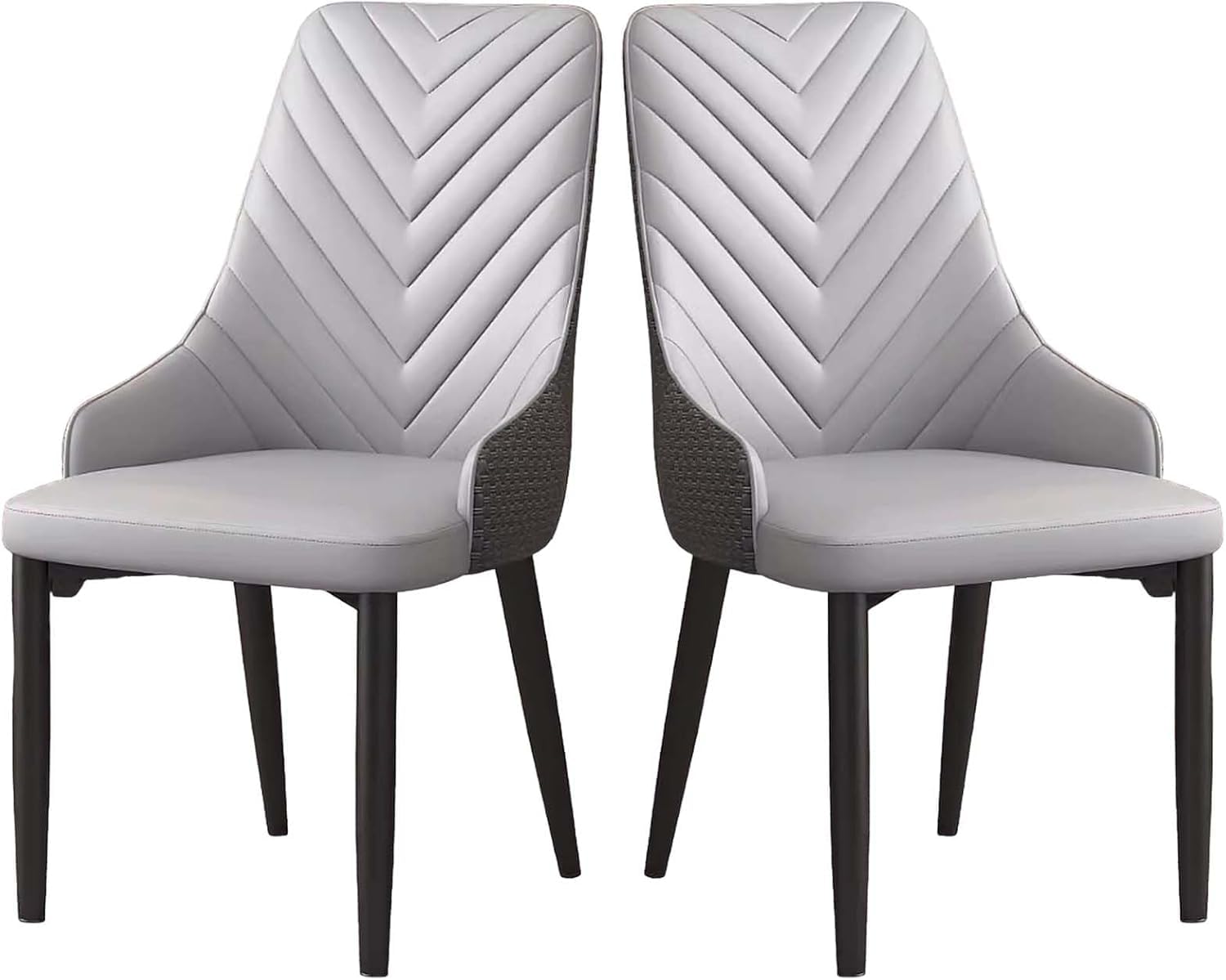 Chaises salle à manger lot de 2 mobilier cuisine salon moderne chaise rembourrée