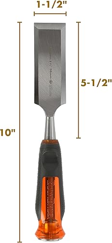 Miniatura 2 de Buck Brothers 74818 Pro - Cincel de madera de espiga completa, 1-1/2 pulgadas (1.496 in)