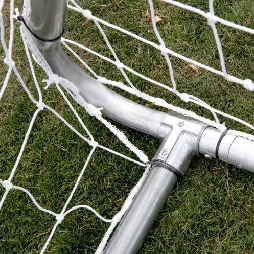Generic Douglas Club Portable Soccer Goals, 3” Round Aluminum, White
