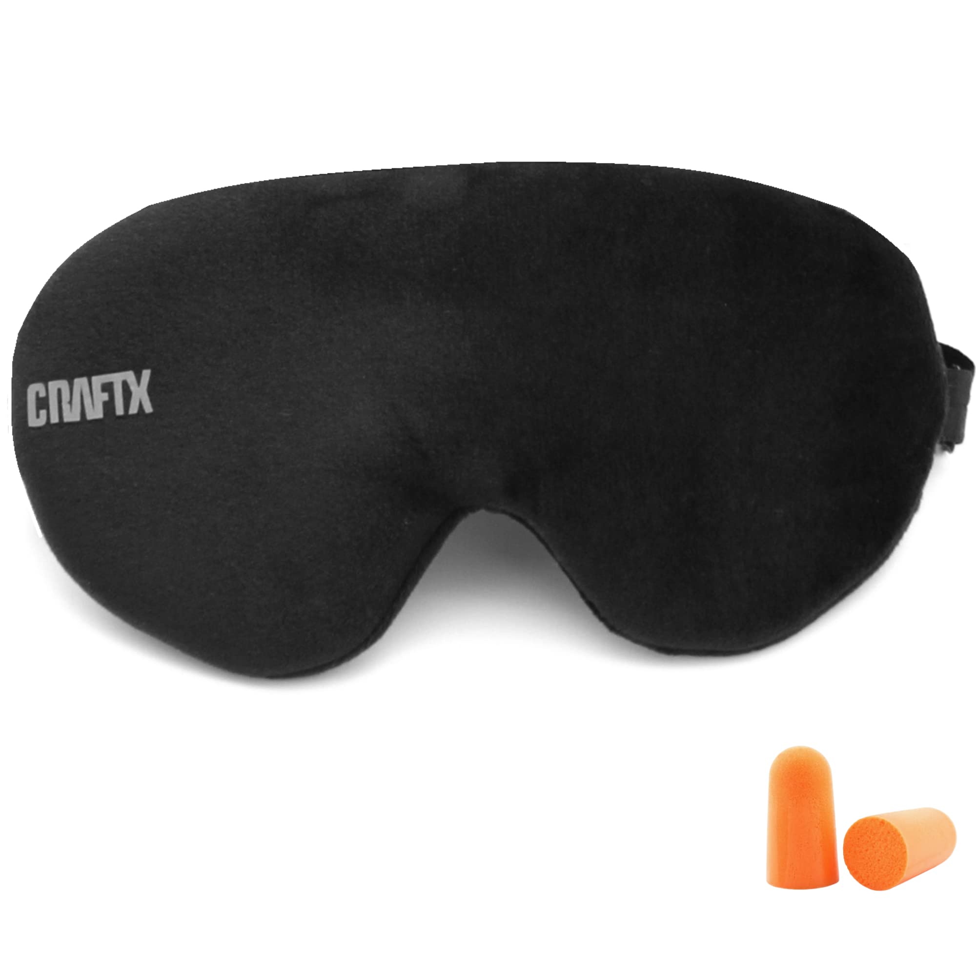 CRAFTX crafting happiness... Cotton, Craftx 3D Sleeping Eyemask With Earplugs, 100% Darkness,Super-Soft, Meditation, Deep Sleep, Travel Eye Shade (Black) (B0BD26DWKR) Amazon Price History, Amazon Price Tracker