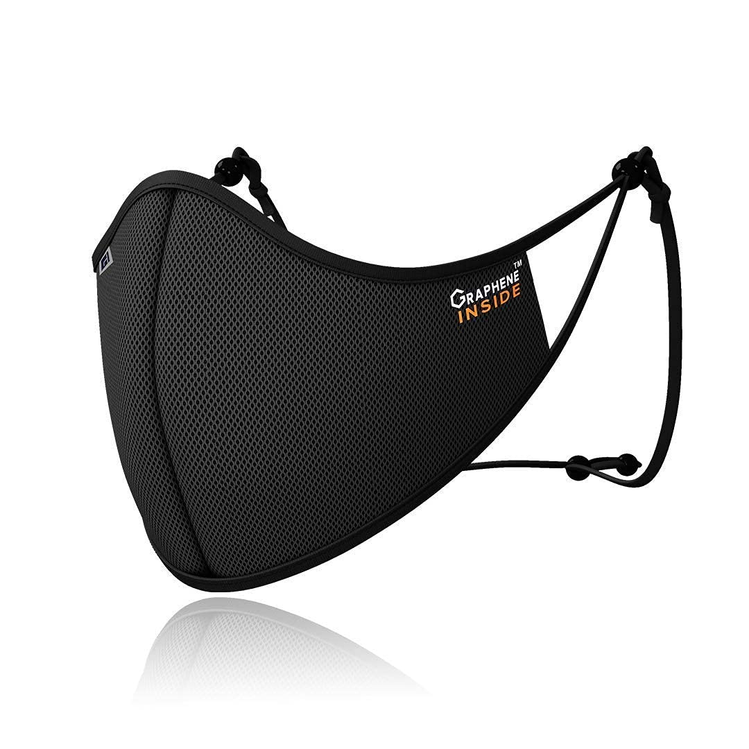 Antiviral Graphene Silver Nanotechnology Protective Layer Anti Pollution Washable Reusable Face Mask Pack Of 1