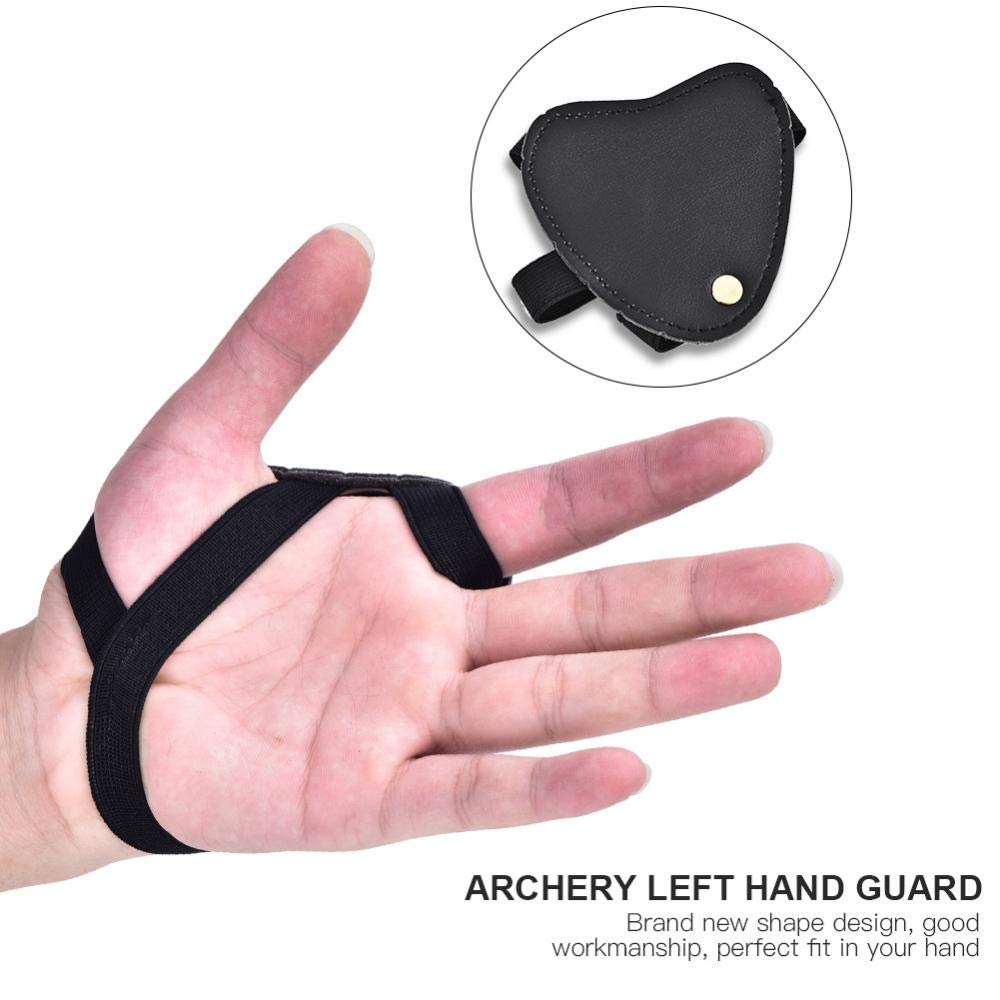 Gant De Tir à L'arc 3 Doigts Wolfman – Protection En Néoprène Pour Main Droite Ou Gauche – Tailles S/M/L/XL – Pour Chasse, Entraînement, Compétition