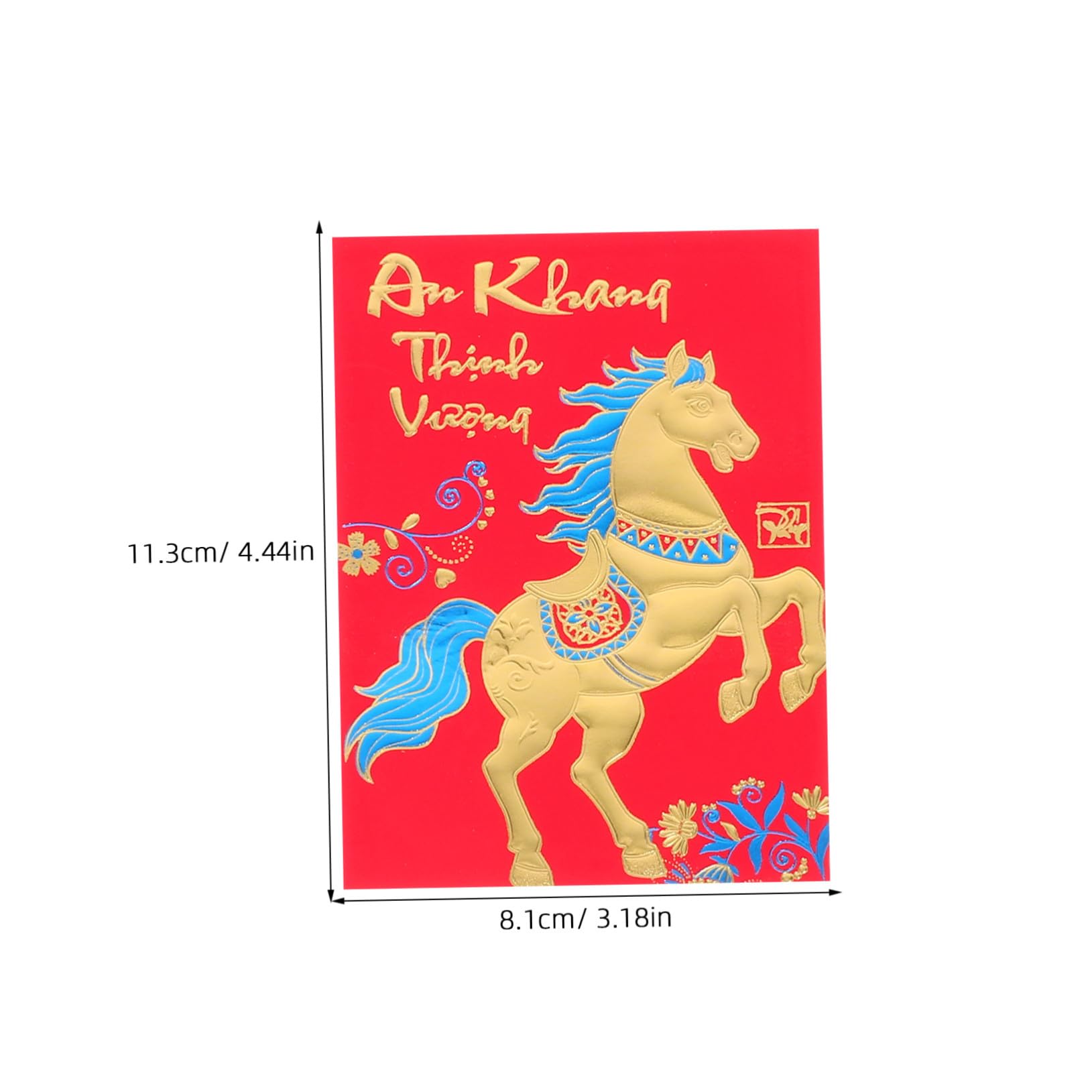 DOITOOL 360piezas Sobres Rojos Año del Caballo Sobres Rojos Chinos Hong Bao para Celebraciones Vietnamitas y Ocasiones Festivas