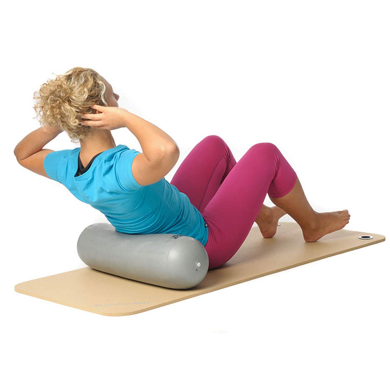 Pezzi Formula Fit-Core Maxafe 75 cm Ø 24 cm wałek do fitnessu gimnastyka szary