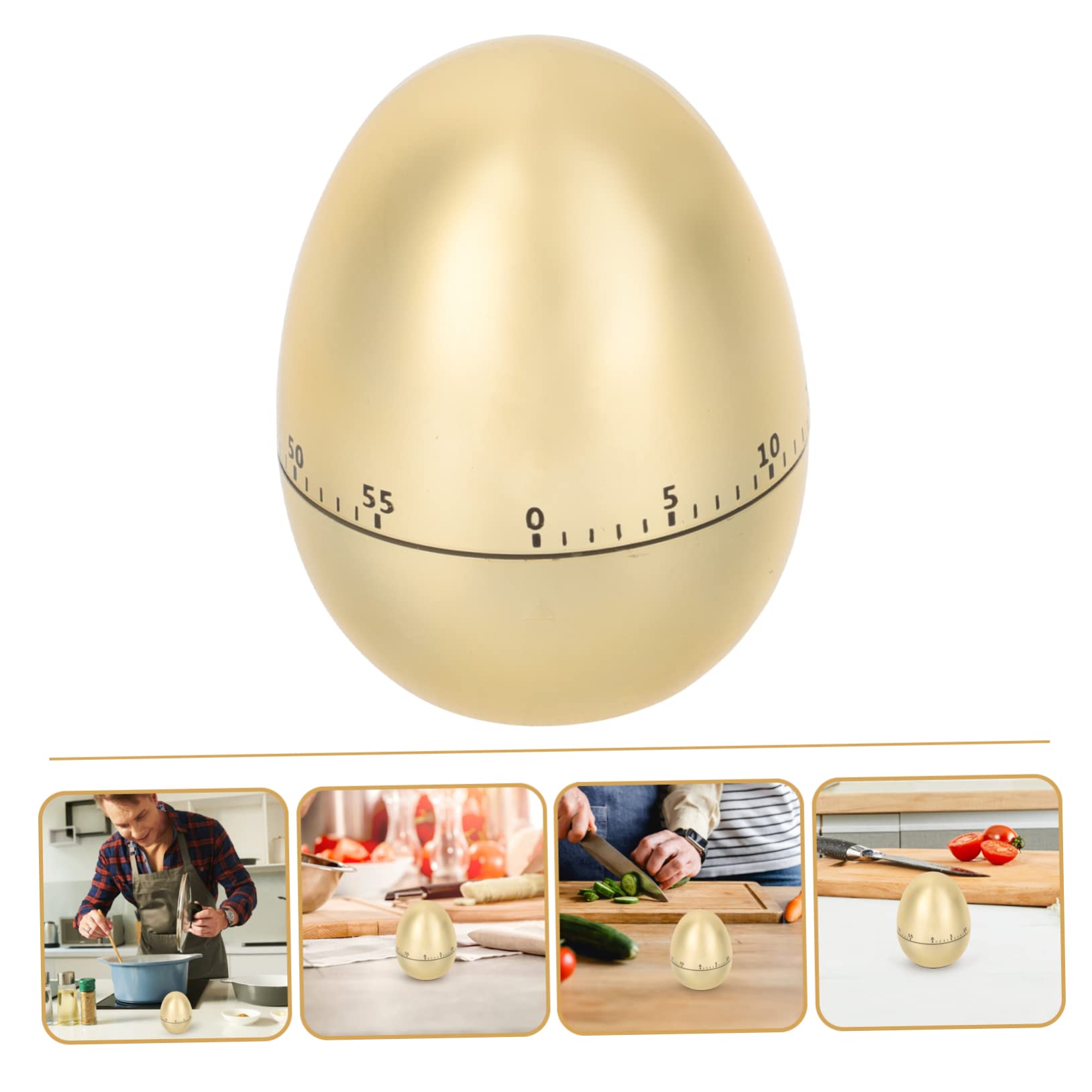 BESTonZON 4stücke Kreativer Mechanischer Eieruhr Timer Einfacher Countdown Für Kochen Und Backen Robustes Leicht Und Tragbar Für Haus Büro Und Studium