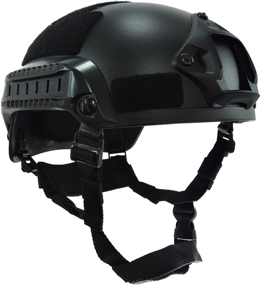 OneTigris Tactical Helmet MICH 2001 - Helmet with Adjustable Chin Strap